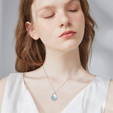 Sterling Silver Moonstone Dragonfly Urn Necklace for  Ashes