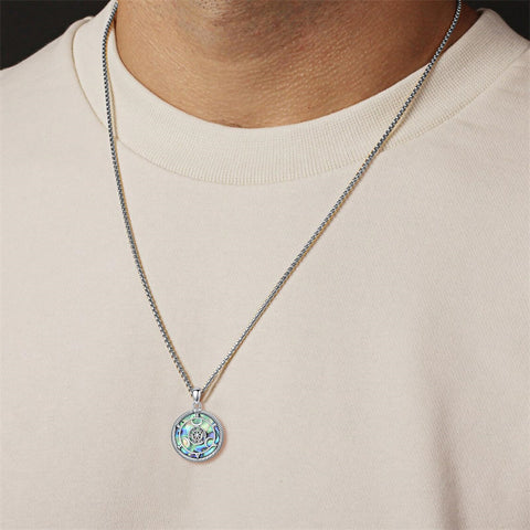 Sterling Silver Triple Moon Goddess Tetragrammaton Lilith Hecate  Pagan Wiccan Amulet Pendant Necklace