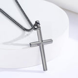 14K Gold Plated Cross Pendant Necklace Protection Jewelry Religious Gift