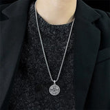 Sterling Silver Carpe Diem Pendant Necklace