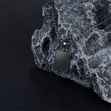 Sterling Silver Rectangle 2025 Graduation Necklace Personalized Text and Birthstone  Class Pendant Necklace