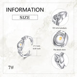 Mustard Seed Ring Sterling Silver Faith Christian Celtic Knot Jewelry Gifts for Women Girls