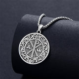 Sterling Silver Chi Rho Alpha Omega PX XP Symbol Pendant Religious  Necklace