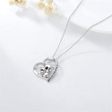 Sterling Silver Koala Pendant Necklace Engraved With  I Love You Forever