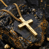 14K Gold Plated Soccer Football Basketball Baseball Cross  with Bible Verses Religious Pendant Necklace for Men