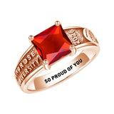 Sterling Silver Personalized Engraved High School University College Class Ring Graduation Gift