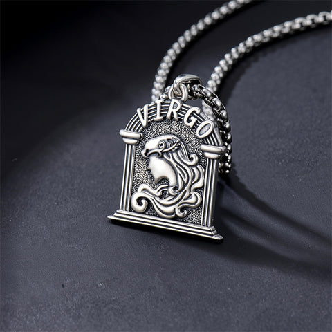 Sterling Silver Constellation Celestial Pendant Necklace