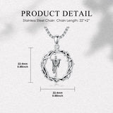 Sterling Silver Cross Pendant Necklace Christian Religious Jewelry Gifts for Anniversary