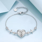 Sterling Silver Dragonfly Butterfly Cardinal Hummingbird Jesus Fish Lotus Daisy Sunflower Rose Faith Cross Bracelet