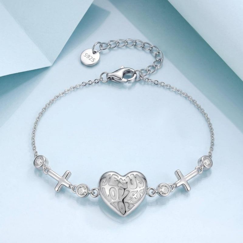 Sterling Silver Dragonfly Butterfly Cardinal Hummingbird Jesus Fish Lotus Daisy Sunflower Rose Faith Cross Bracelet