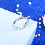 Sterling Silver Spinner Ring Fidget Anxiety Worry Relieving Boredom ADHD Autism Band Rings for Women Men