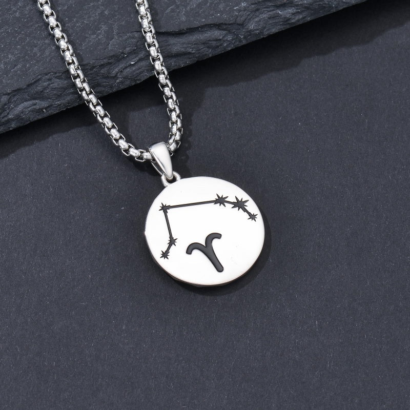 Sterling Silver Constellation Celestial Pendant Necklace Astrology Jewelry Birthday Gifts Christmas