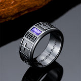Sterling Silver Personalized Class Ring for Men