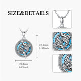 Sterling Silver Bald Eagle Dove Koi Fish Horse Pendant Necklace