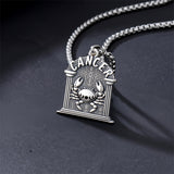 Sterling Silver Constellation Celestial Pendant Necklace