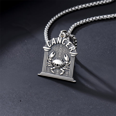 Sterling Silver Constellation Celestial Pendant Necklace