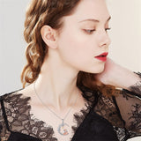 Fox Necklace Sterling Silver Animal Necklace Jewelry Gifts for Women Girls