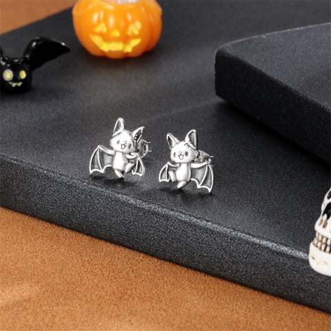 Hypoallergenic Cow Bat Earrings Cute Baby Animal Stud Earrings Jewelry Gifts for Women Teens Girls
