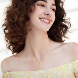 14K Gold Plated Cross Necklaces for Women Faith Jewelry for  Anniversary Christmas Birthday Mother's Day