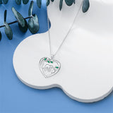 Sterling Silver Raccoon Dolphin Sea Otter Wolf Sloth Mother Daughter Pendant Necklace