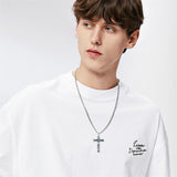 Sterling Silver Lion Semicolon Rose Sunflower Cross Pendant Religious Necklace