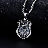 Saint Michcel Necklace 925 Sterling Silver Amulet Medal Jewelry for Men Women with 2.5mm 22"+2" Rolo Chain (with Gift Box)