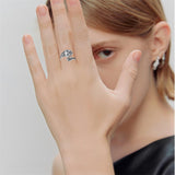 Sterling Silver Cross Adjustable Spoon Ring