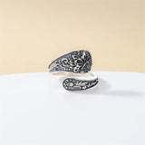 Sterling Silver Hummingbird Butterfly Dragonfly Bee Adjustable Spoon Rings
