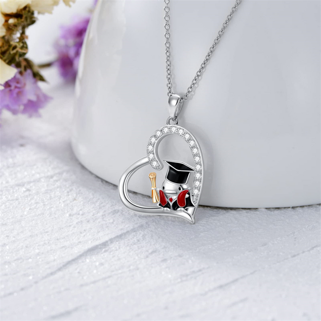 Necklaces for Women Penguin Necklace  925 Sterling Silver  for Girlfriend Women