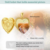 10K 14K 18K Gold Personalized Photo Tree of Life Bee Sunflower Rose  Pendant Necklace
