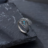Sterling Silver Hummingbird Butterfly Dragonfly Bee Adjustable Spoon Rings