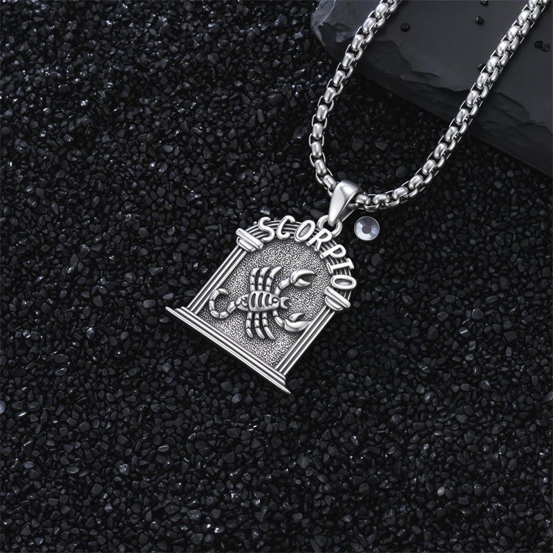 Sterling Silver Constellation Celestial Pendant Necklace