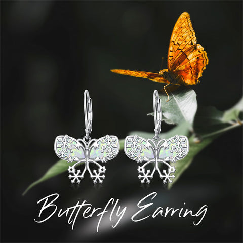 Sterling Silver Bee Butterfly Chicken Chihuahua  Dinosaur Frog Octopus Paw Print Platypus Dangle Earrings
