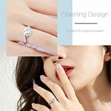 Sterling Silver Cubic Zirconia Endless Love Matching Set Couple Rings