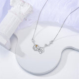 Mountain Necklace 925 Sterling Silver Mustard Seed Necklace Serotonin Pendant Happiness Hormone Serotonin Molecule