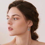 Sterling Silver Moonstone Filigree Bee Dragonfly Hummingbird Butterfly Dangle Earrings for Women Christmas Gift