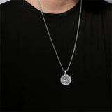 Sterling Silver 12 Zodiac Astrology Horoscope Pendant Necklace