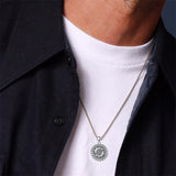 Sterling Silver 12 Zodiac Astrology Horoscope Pendant Necklace