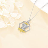 Highland Cow Pendant for Teen Girls Cute Animal Necklace Jewelry Gift