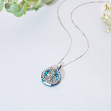Sterling Silver Goddess Athena High Priestess Pendant Necklace