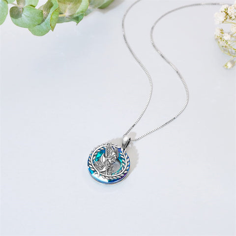 Sterling Silver Goddess Athena High Priestess Pendant Necklace