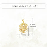 14K Gold St Christopher St Florian St Joseph St Jude St Michael St Patrick Pendant Necklace