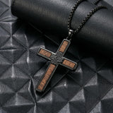 14K Gold Plated Wooden Pendant Necklace Beliefs jewelry