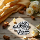 Sterling Silver Oxidized Dragonfly Butterfly Hummingbird Sea Turtle Anchor Cross Tree of Life Sunflower Spoon Ring