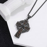 14K Gold Plated Wooden Pendant Necklace Beliefs jewelry
