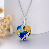 Urn Necklace for Ashes 925 Sterling Silver Hummingbird/Butterfly Cremation Jewelry Memorial Keepsake Pendant for Women
