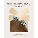 Sterling Silver Turquoise Butterfly Stud Earrings