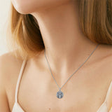 Sterling Silver Amulet Medal Viking Tree of Life Athena Lion Star of David Nefertiti Odin Raphael Pendant Necklace