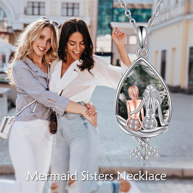Mermaid Necklaces for Women 925 Sterling Silver - Jewelry for Girls