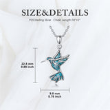 Sterling Silver Dove Hummingbird Red Cardinal Pendant Necklace